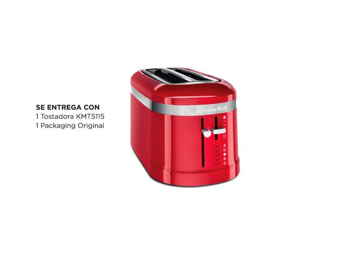 Tostadora Eléctrica KitchenAid 5KMT5115 Extra Ancha 4 Panes 1500w 4 Funciones - 5