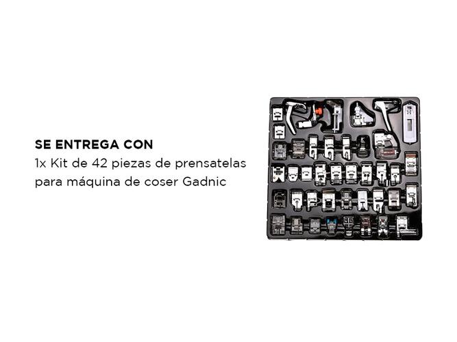Kit de Prensatelas Para Máquina de Coser Gadnic 42 Piezas Multifuncionales  - 5