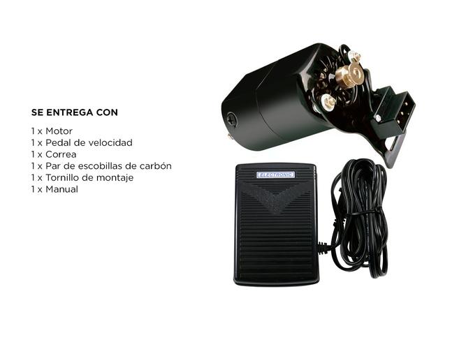 Motor Y Pedal Para Maquina De Coser Gadnic Máquinas Domésticas - 4