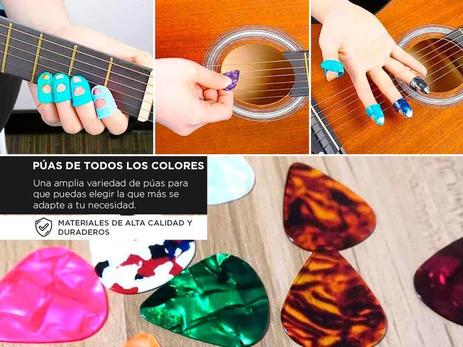 Kit De Accesorios Para Guitarra Acustica Cuerdas 66 Unidades - 2
