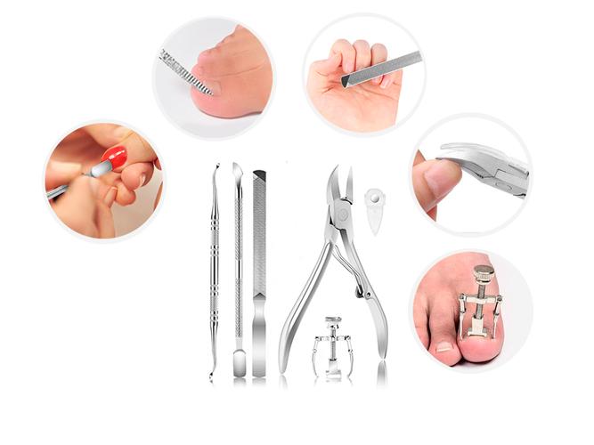 Kit Manicura Pedicura Gadnic KM100 Alicates Cutículas  - 2
