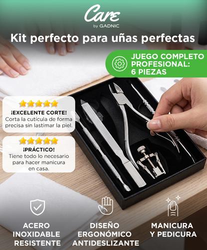 Kit Manicura Pedicura Gadnic KM100 Alicates Cutículas  Outlet - 1
