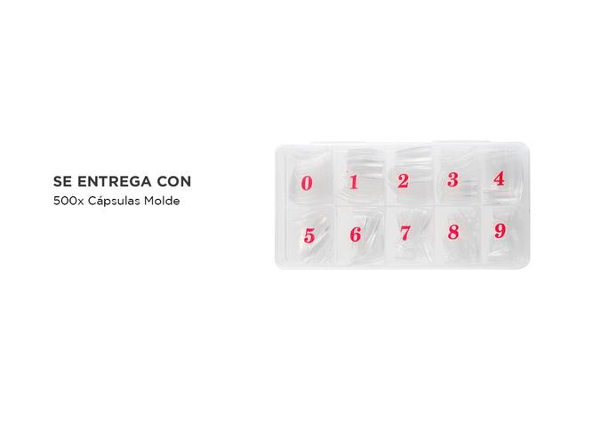 Set x500 Moldes Cápsula de Uñas Gadnic Uñas Esculpidas - 4
