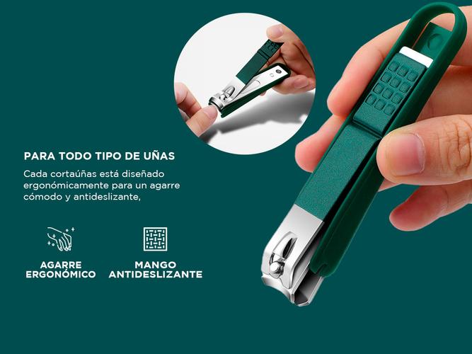 Set de 4 Corta Uñas Gadnic Alicates con Estuche - 2