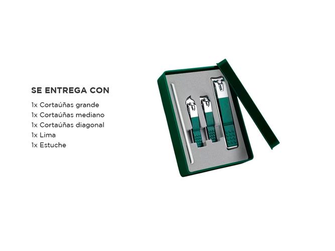 Set de 4 Corta Uñas Gadnic Alicates con Estuche - 5