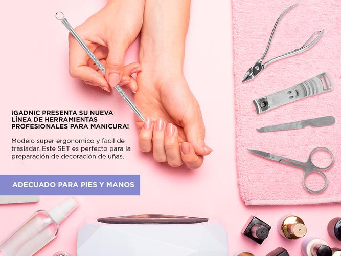 Set Manicura Pedicura Gadnic Estuche 12 Piezas Alta Calidad - 2