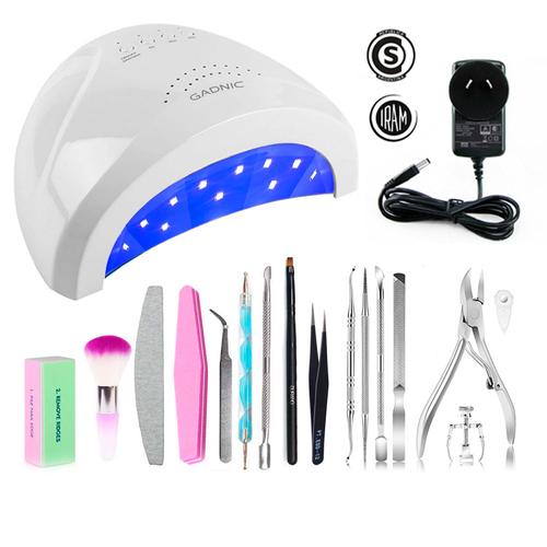 Kit manicura  Pedicura Gadnic + Cabina Para Uñas - 0