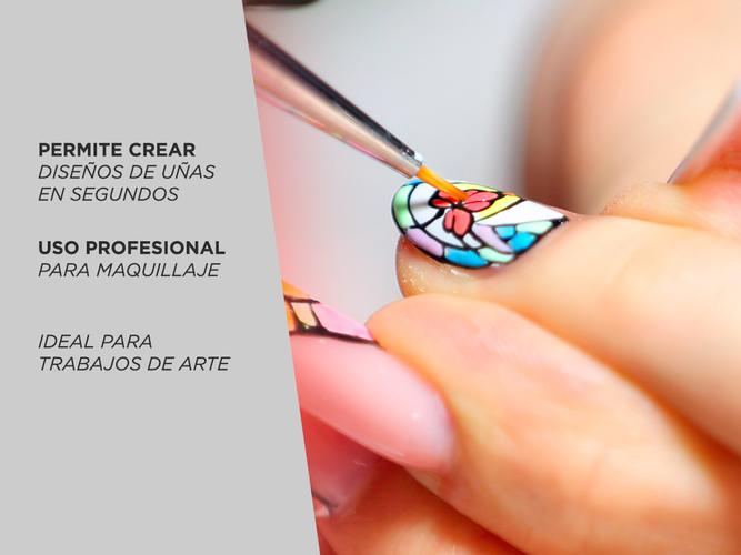 Set Pinceles Gadnic Decoración De Uñas Nail Art Kit Outlet - 2