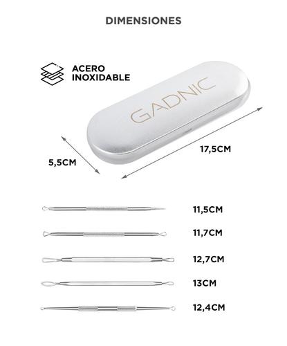 Extractor De Puntos Negros Gadnic KM600 Kit De 5 Agujas Acné  - 5