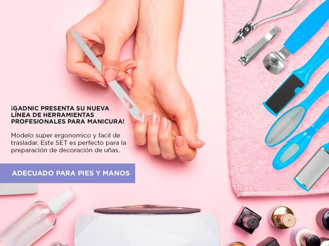 Set Manicura Gadnic KM8000 20 Piezas De Pedicura Alta Calidad  - 2