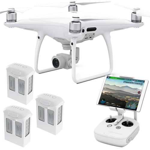 Drone DJI Phantom 4 Advanced + 3 Baterías Extra - 0