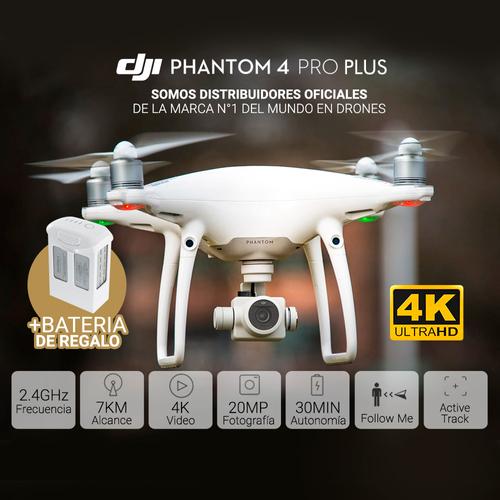 Drone DJI Phantom 4 Pro + con 1 Bateria Extra - 1