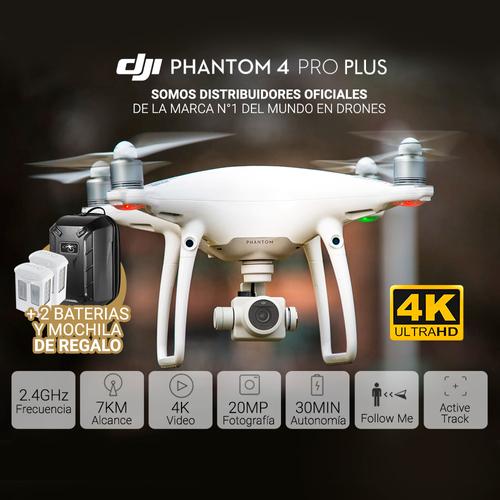Drone DJI Phantom 4 Pro + con 2 Baterías + Mochila - 1