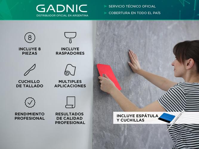 Kit de Herramientas Gadnic para Alisar Vinilo y Tapiz Adhesivo - 1