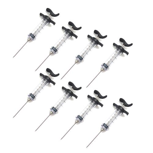 Kit x8 Jeringas Gastronomica Gadnic Inyector Para Marinar Carnes - 0
