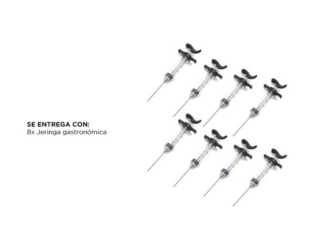 Kit x8 Jeringas Gastronomica Gadnic Inyector Para Marinar Carnes - 5