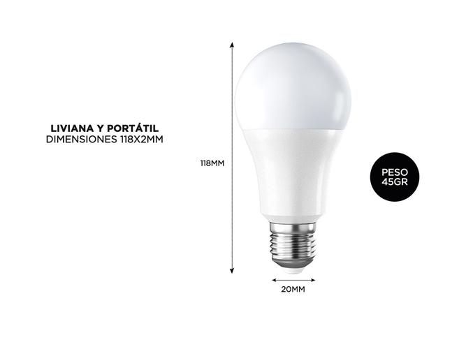  Lampara Led Smart Inteligente RGB X2 9W Wifi  - 4