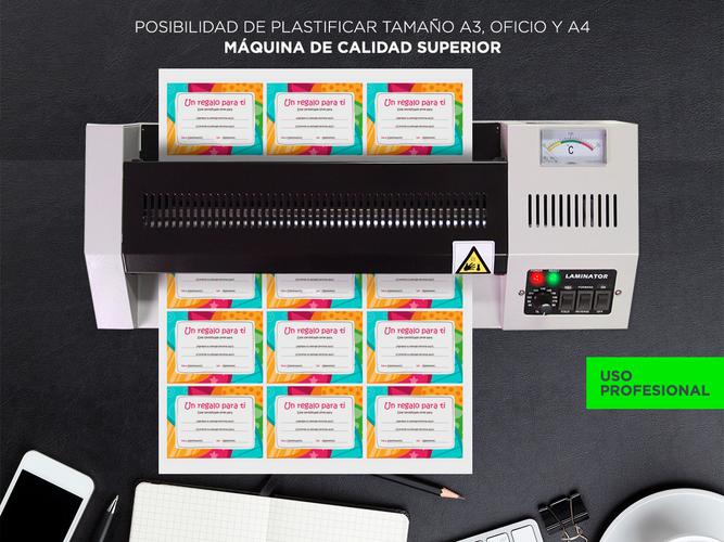 Kit Comercial Plastificadora A3 + Guillotina Rotativa A4 - 5