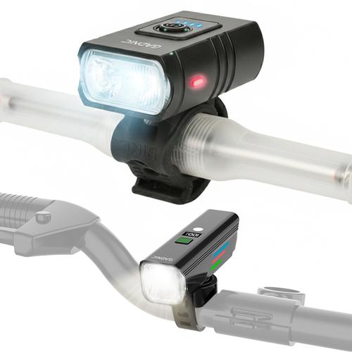 Kit Linterna Recargable Para Bici y Luz Led Delantera Gadnic  - 0