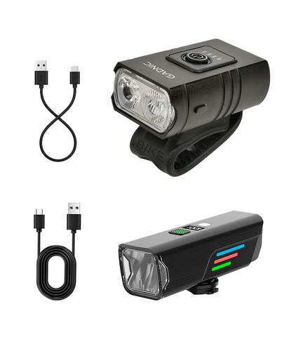 Kit Linterna Recargable Para Bici y Luz Led Delantera Gadnic  - 6