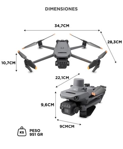 Drone DJI Mavic 3M Enterprise 20MP Velocidad de vuelo 21 ms - 5