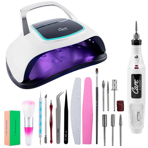 Kit Para Uñas Gadnic Torno T102 + Cabina UV Led BQ6 Pro Uso Profesional - 0