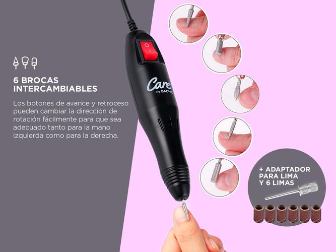 Kit Cabina Para Uñas Uv Led 108W + Torno Manicura T20K Gadnic  - 3