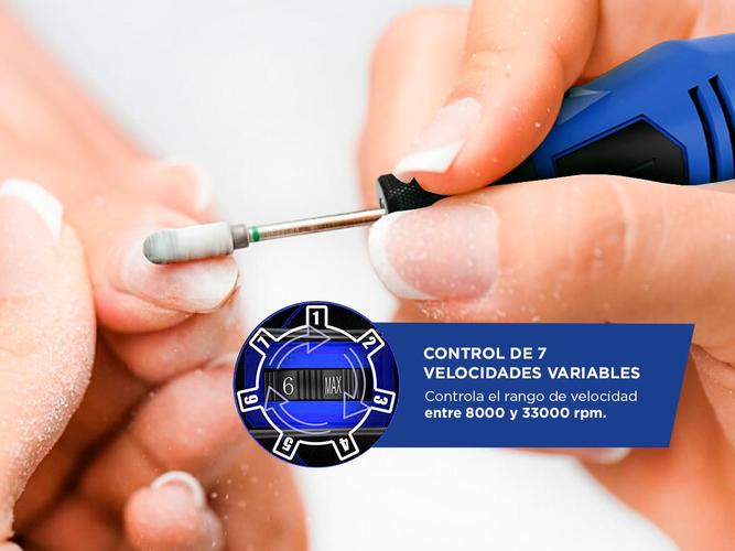 Torno Multiuso Profesional De Mano Uñas Pedicuria Manicura - 2