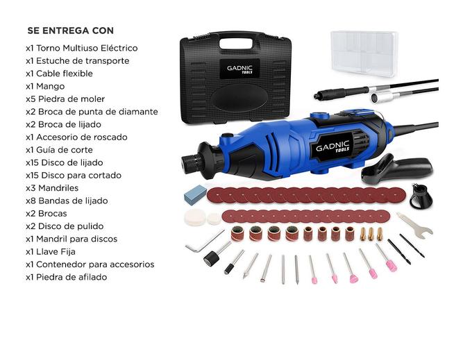 Torno Multiuso Profesional De Mano Uñas Pedicuria Manicura - 6
