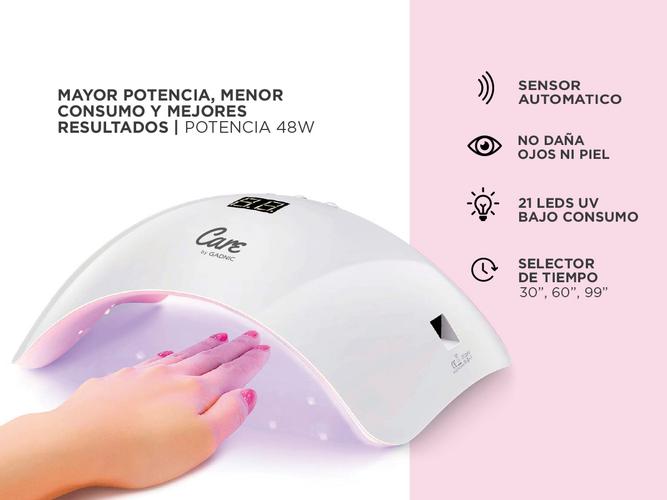 Kit Para Uñas Gadnic Torno T20K  Cabina UV LED 48W Manicura - 4