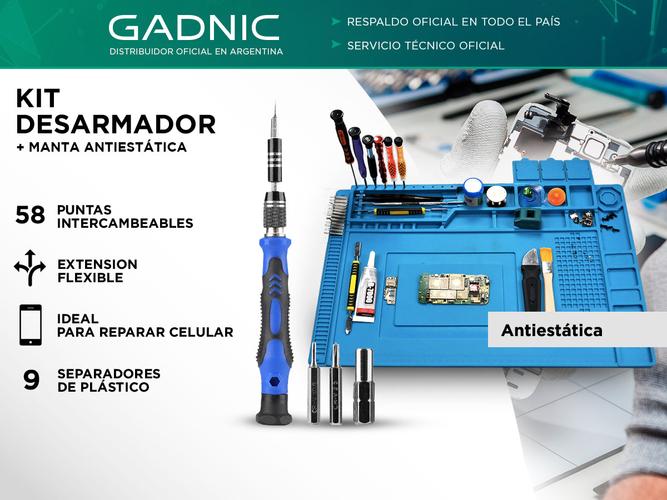 Manta Antiestática + Kit Desarmador 58 en 1 Reparación De Celulares - 1