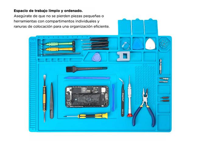 Manta Antiestática + Kit Desarmador 58 en 1 Reparación De Celulares - 5