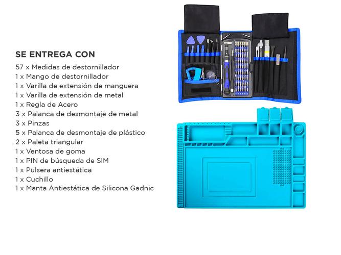 Kit Herramientas Para Reparación  Manta Antiestática Para Reparación Celulares - 6