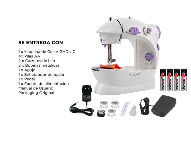 Mini Maquina De Coser + 4 Pilas AA - 5