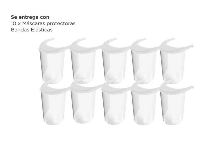 Kit 10 Máscaras De Protección Facial PET 500 Micrones - 5