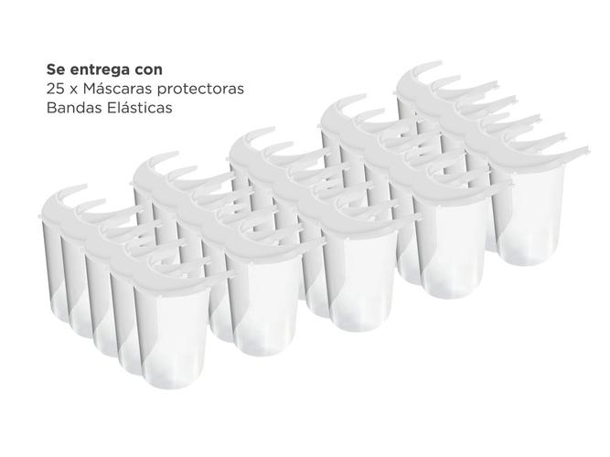 Kit 25 Máscaras De Protección Facial PET 500 Micrones - 5