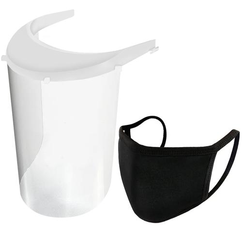 Máscara Protector Facial + Barbijo de Tela - 0