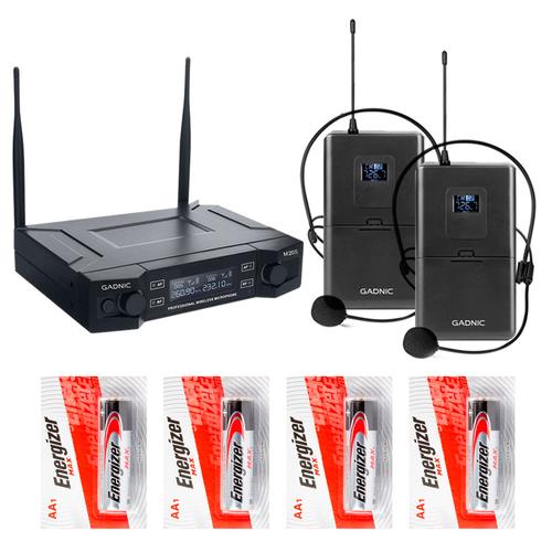 Microfono Inalámbrico Profesional GADNIC + 4 Pilas AA - 0