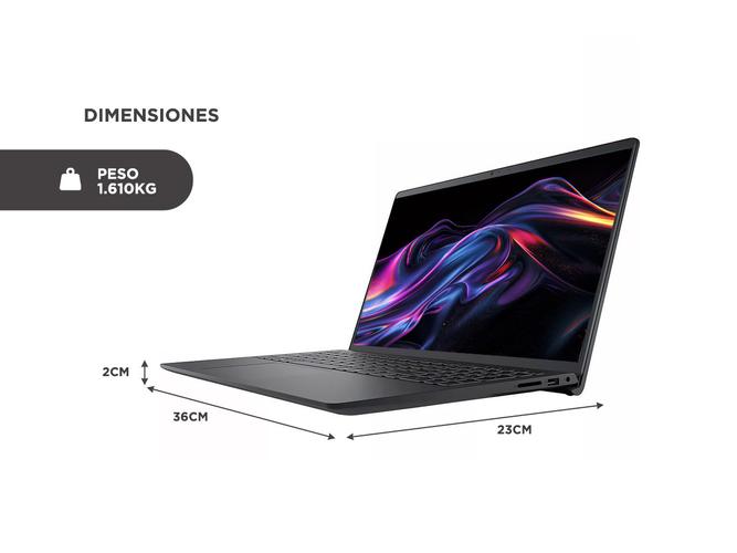 Notebook Dell Inspiron 3535-A766BLK AMD Ryzen™ 5 7530U 8GB 156 FHD 512GB SSD TouchScreen WIN11  - 5
