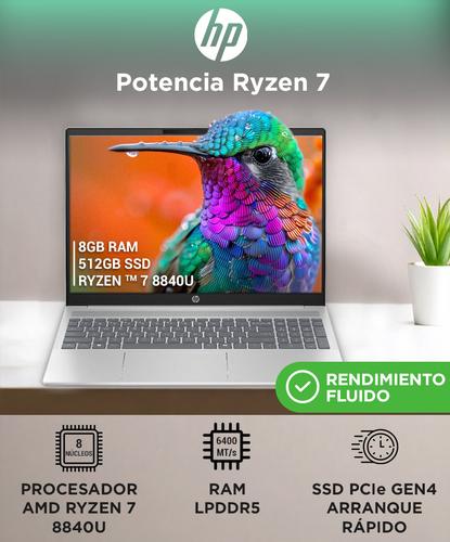 Notebook HP Pavilion 16 16-AG0070WM 8GB RAM 512GB SSD Radeon AMD Ryzen 7 - 1