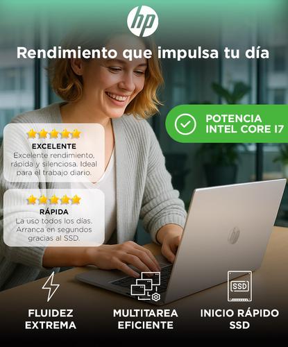 Notebook HP 156 FHD IPS Ci7-1255U 16GB RAM 512GB SSD Natural Silver  - 1