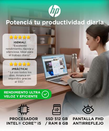  Notebook HP 15-FD0043LA Windows 11 Home Intel Core i5 RAM 8GB SSD 512GB FHD 156” - 1