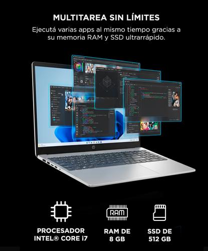  Notebook HP 15-FD0043LA Windows 11 Home Intel Core i5 RAM 8GB SSD 512GB FHD 156” - 2