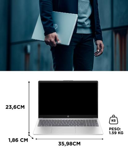  Notebook HP 15-FD0043LA Windows 11 Home Intel Core i5 RAM 8GB SSD 512GB FHD 156” - 5