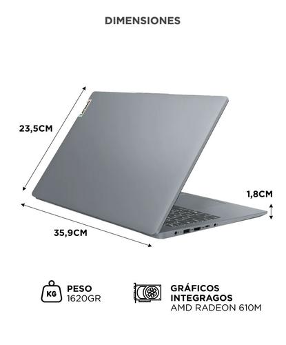 Notebook Lenovo IdeaPad Slim 3 AMD Ryzen 5 7520U 8 GB RAM 256 GB SSD 156  - 5
