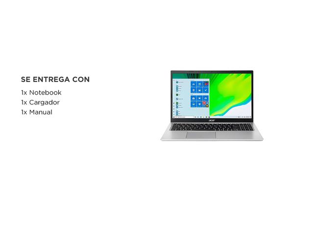 NOTEBOOK ACER ASPIRE 3 A315-58-7138 INTEL CORE I7-1165G7 16GB 512GB 156 - 6