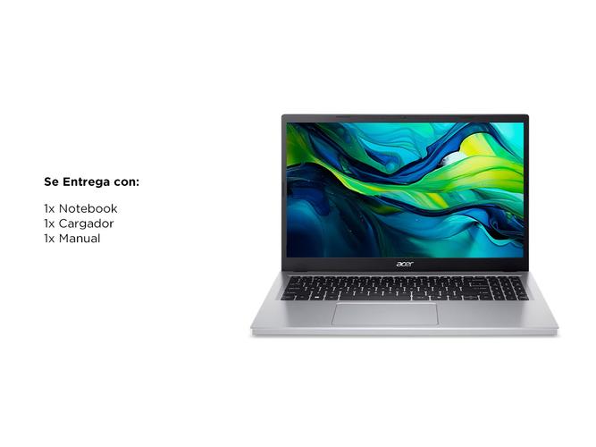 Notebook Acer Aspire Go 15 Slim Intel Core i3-N305 8GB 128GB 156 FHD IPS Win 11 - 6