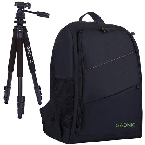 Kit Mochila Cámara Reflex + Trípode Fotografía Profesional - 0