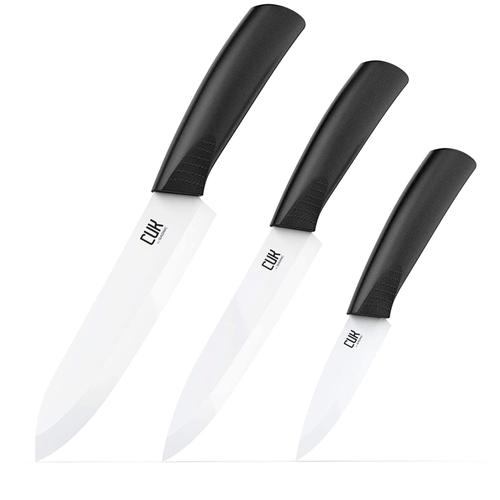 Set De 3 Cuchillos de Ceramica Gadnic CERAMIC3000 para Cocina - 0