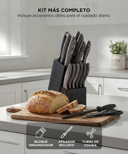 Set 15 Piezas Gadnic Cuchillos Antiadherentes  - 4